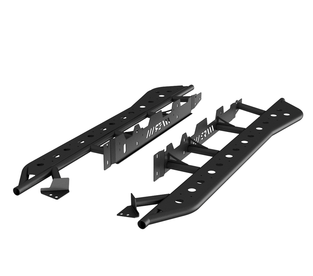 Cali Raised LED Step Edition Rock Sliders For 2024+ Toyota Tacoma