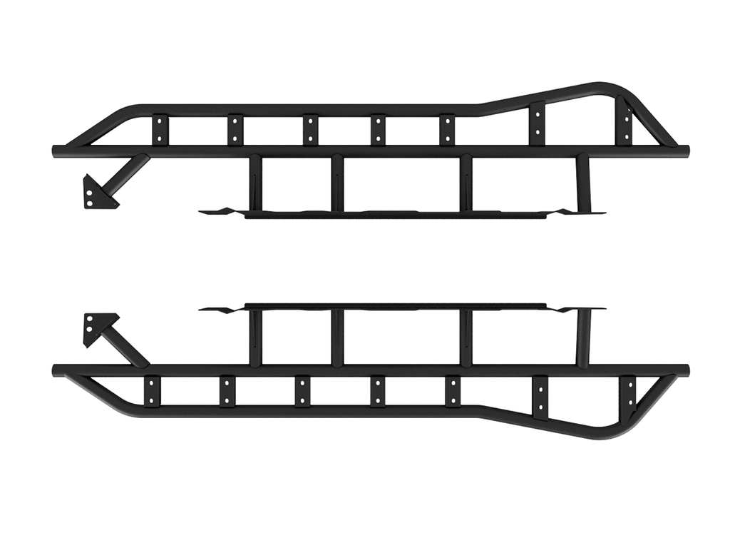 Cali Raised LED Step Edition Rock Sliders For 2024+ Toyota Tacoma