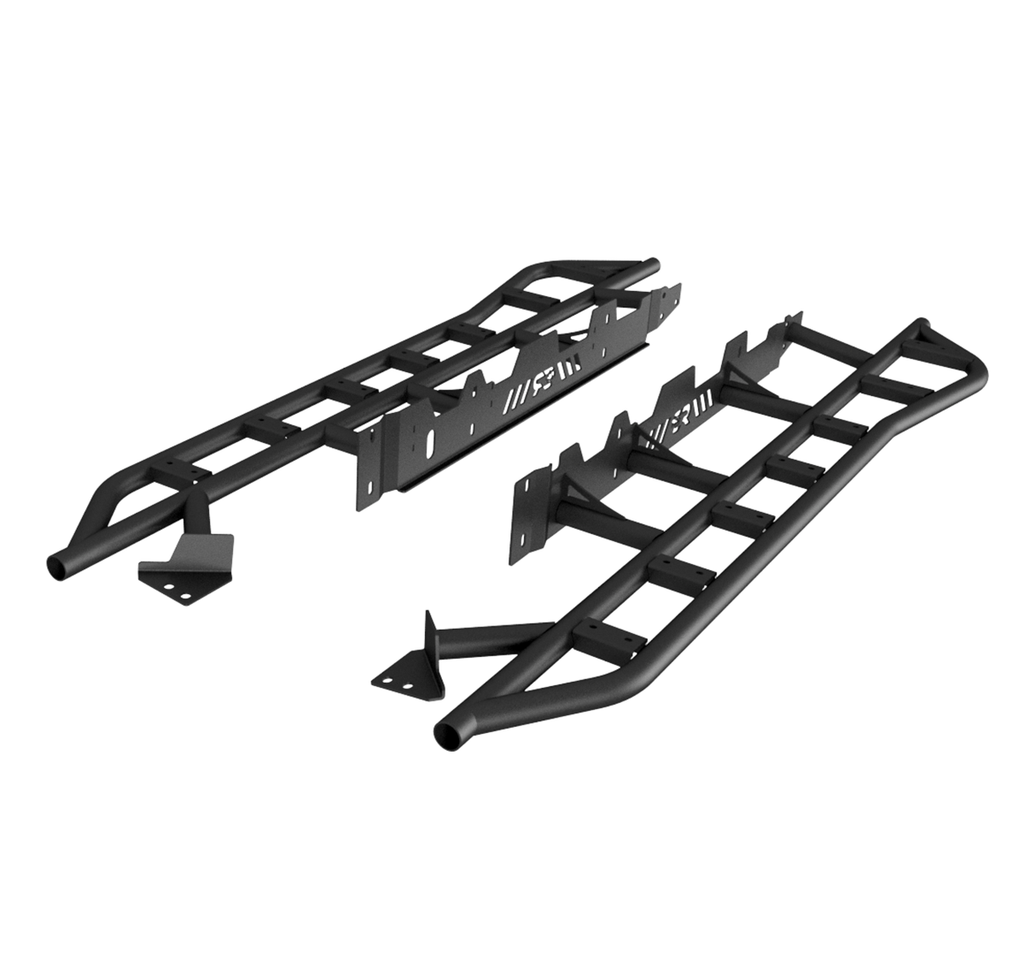 Cali Raised LED Step Edition Rock Sliders For 2024+ Toyota Tacoma