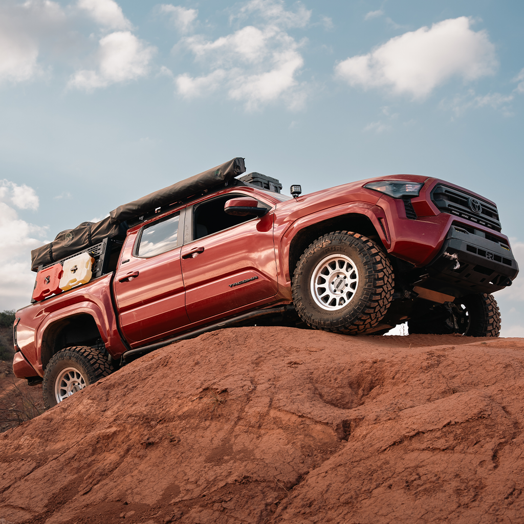 Cali Raised LED Step Edition Rock Sliders For 2024+ Toyota Tacoma