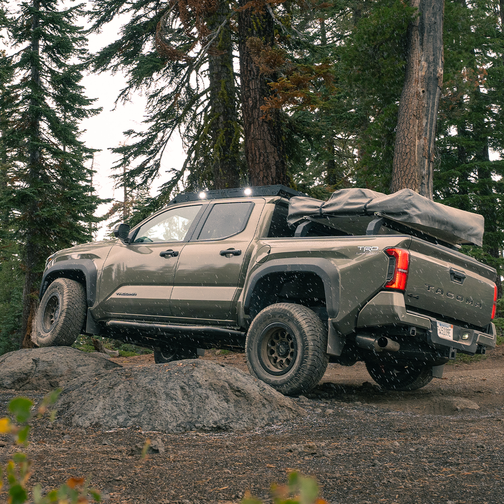 Cali Raised LED Step Edition Rock Sliders For 2024+ Toyota Tacoma