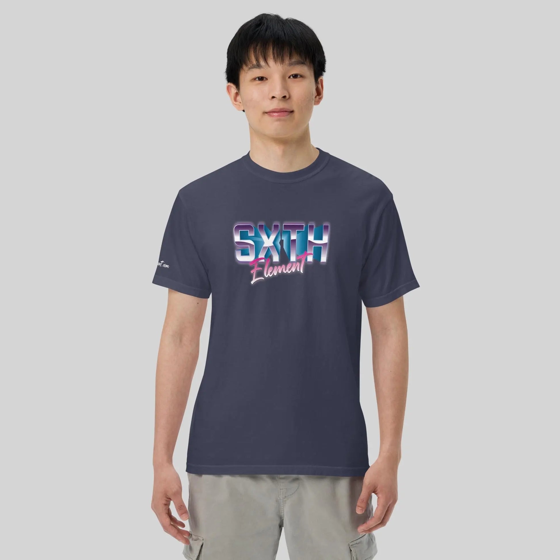 80's Themed Heavyweight T-shirt SXTH Element