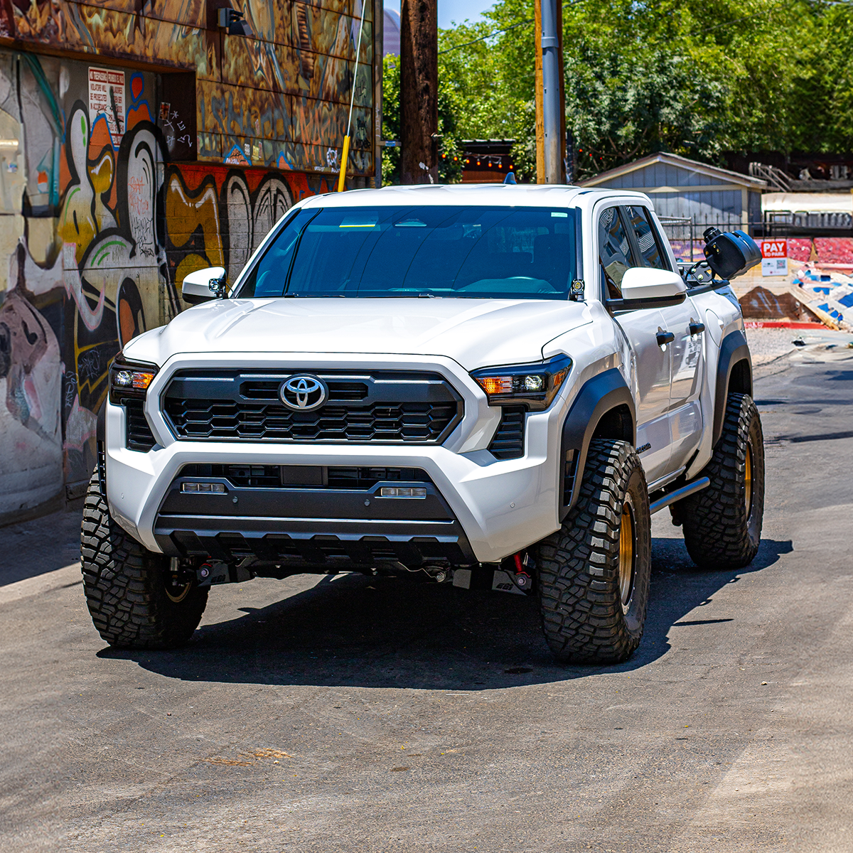 Cali Raised LED Trail Edition Rock Sliders For 2024+ Toyota Tacoma