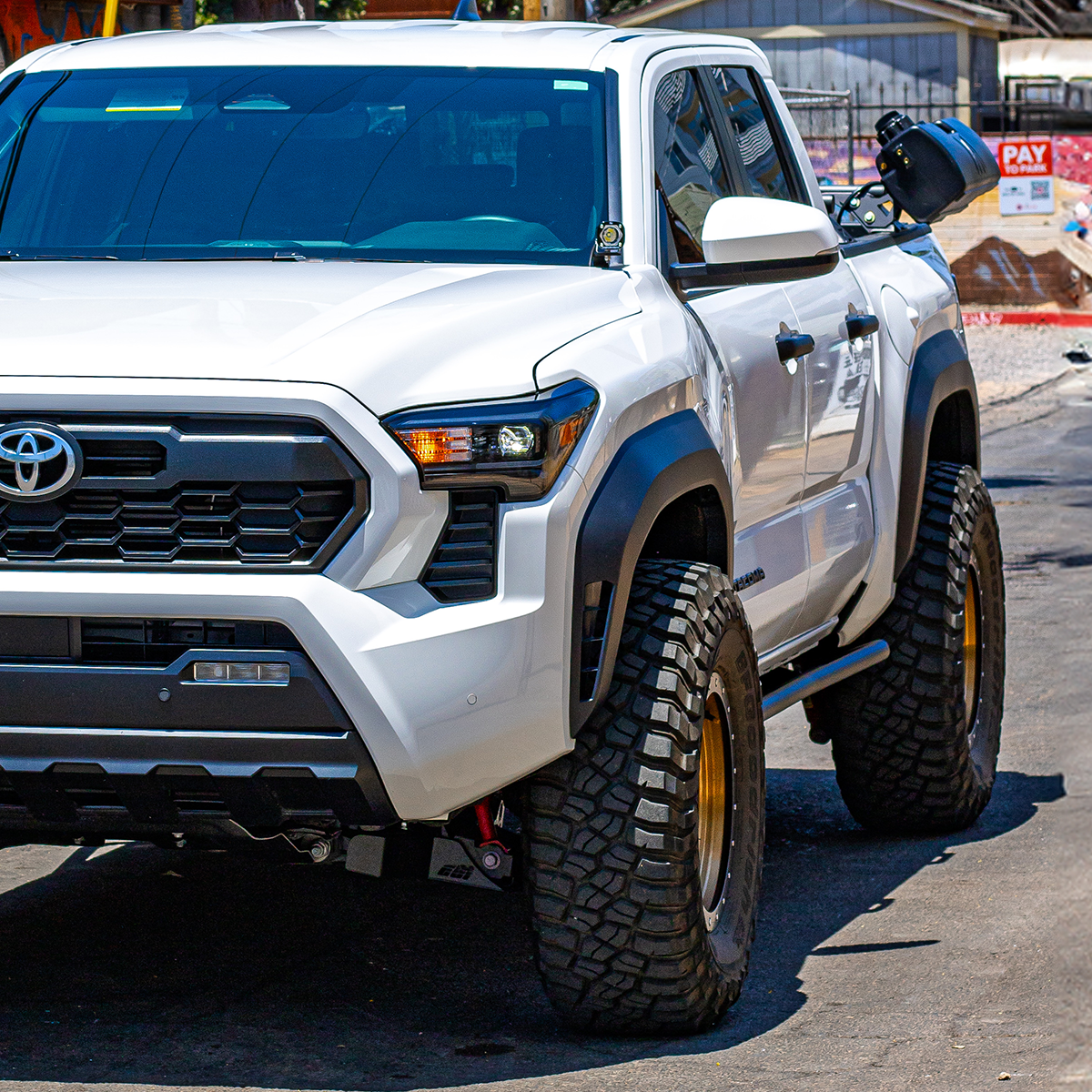 Cali Raised LED Trail Edition Rock Sliders For 2024+ Toyota Tacoma