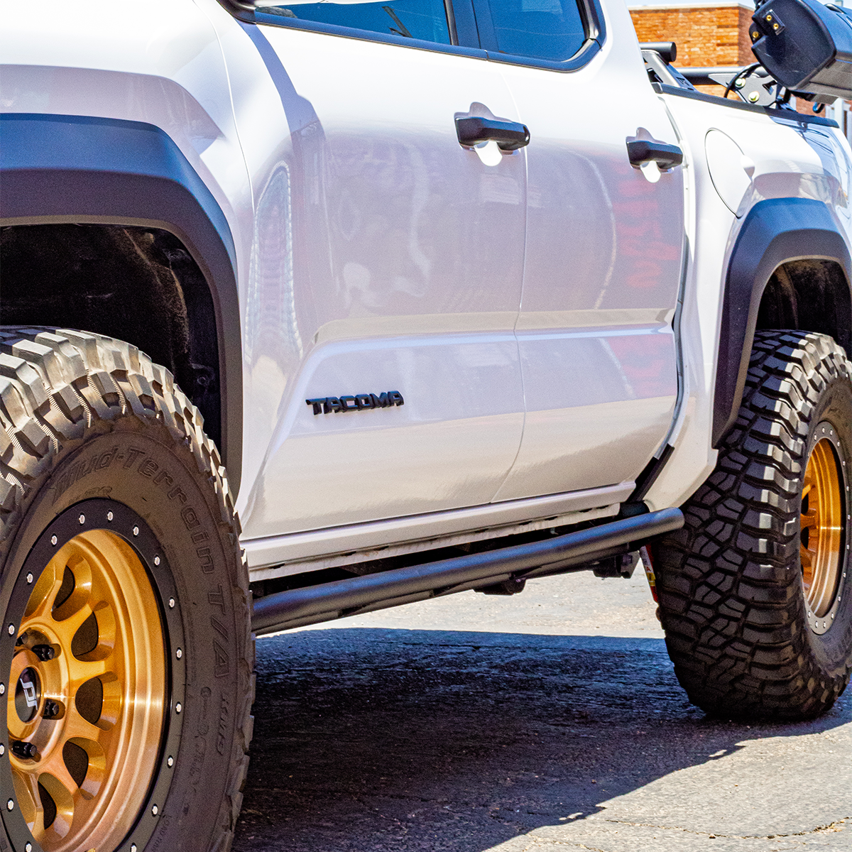 Cali Raised LED Trail Edition Rock Sliders For 2024+ Toyota Tacoma