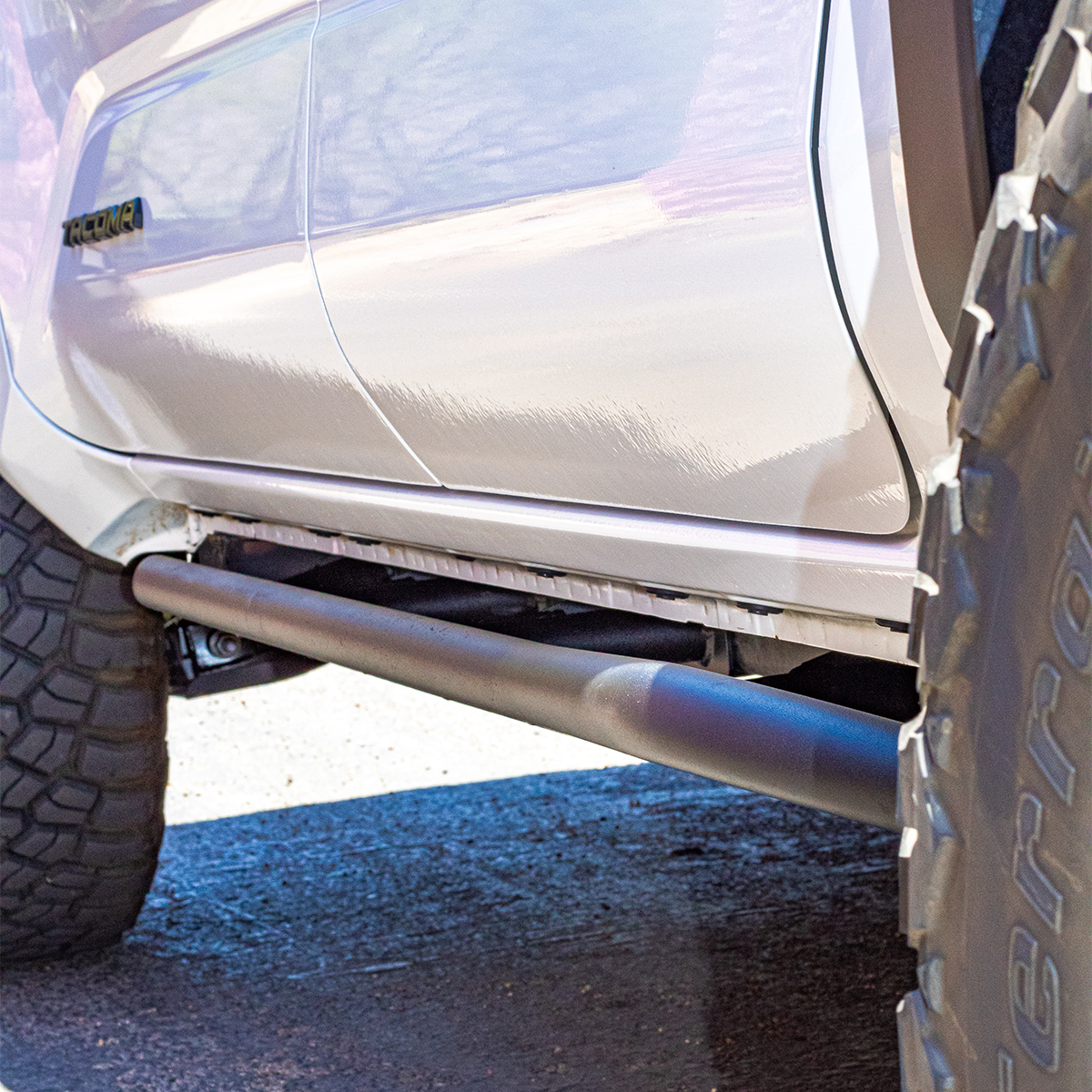 Cali Raised LED Trail Edition Rock Sliders For 2024+ Toyota Tacoma