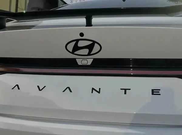 Elantra N Genuine Front & Rear Black H Logo Hyundai MOBIS