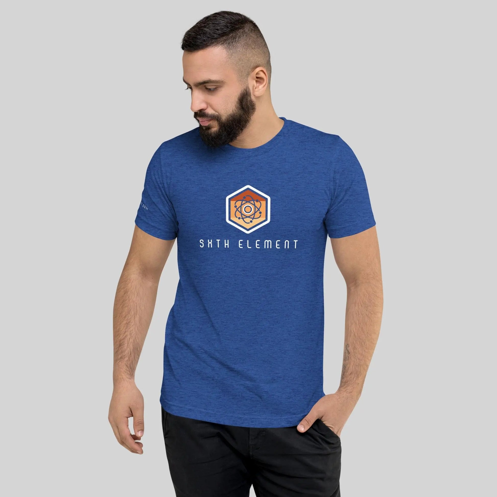 Men's Short Sleeve Atom Logo T-shirt SXTH Element