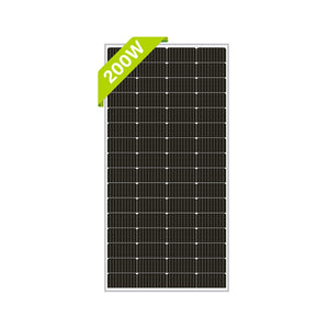 Newpowa - 200W 24V Monocrystalline Rigid Solar Panel