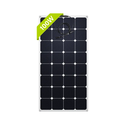 Newpowa - 100W Lightweight 12V Mono Semi-Flexible Solar Panel Unaka Gear Co.