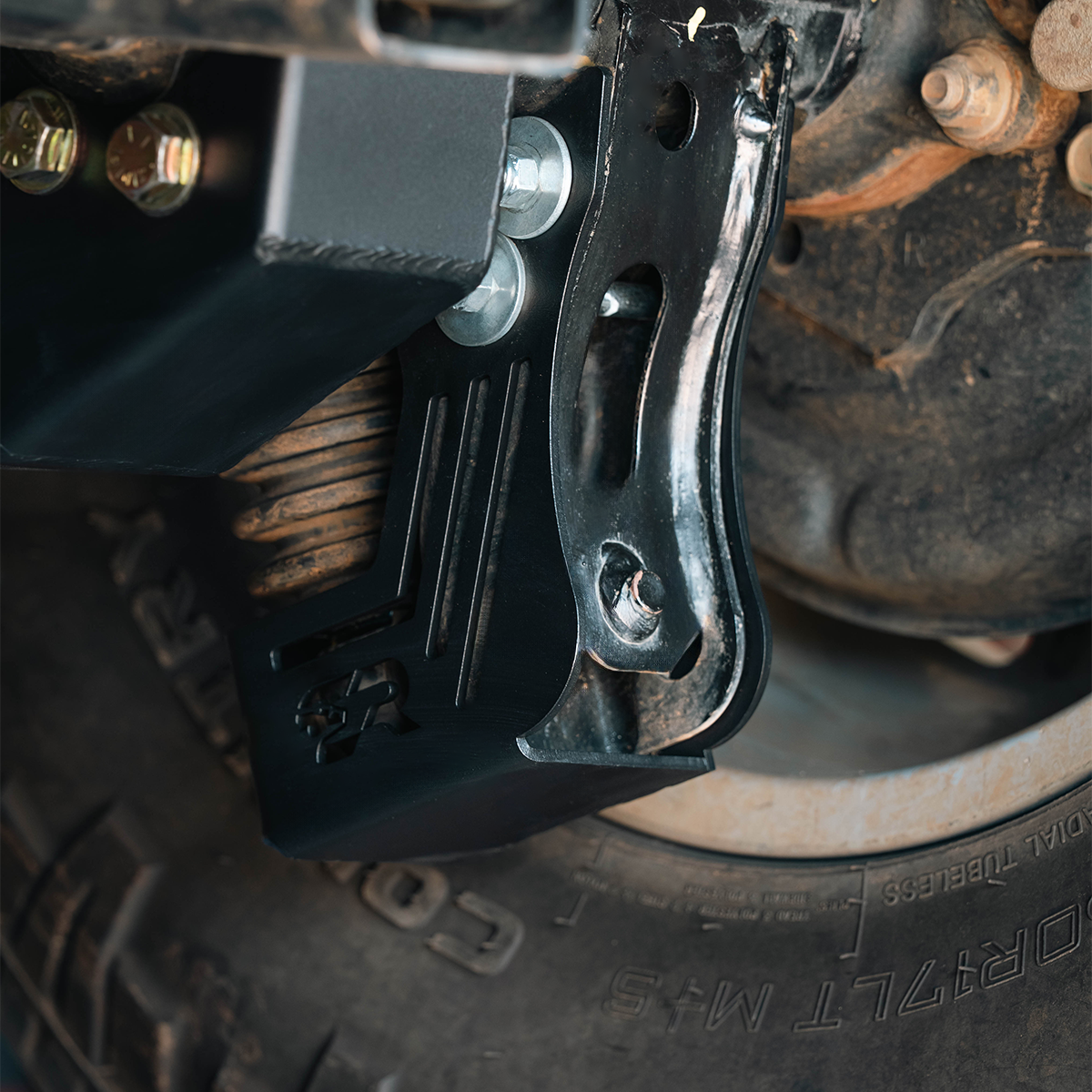 Cali Raised LED Rear Shock Skid Plate For 2024+ Toyota Tacoma