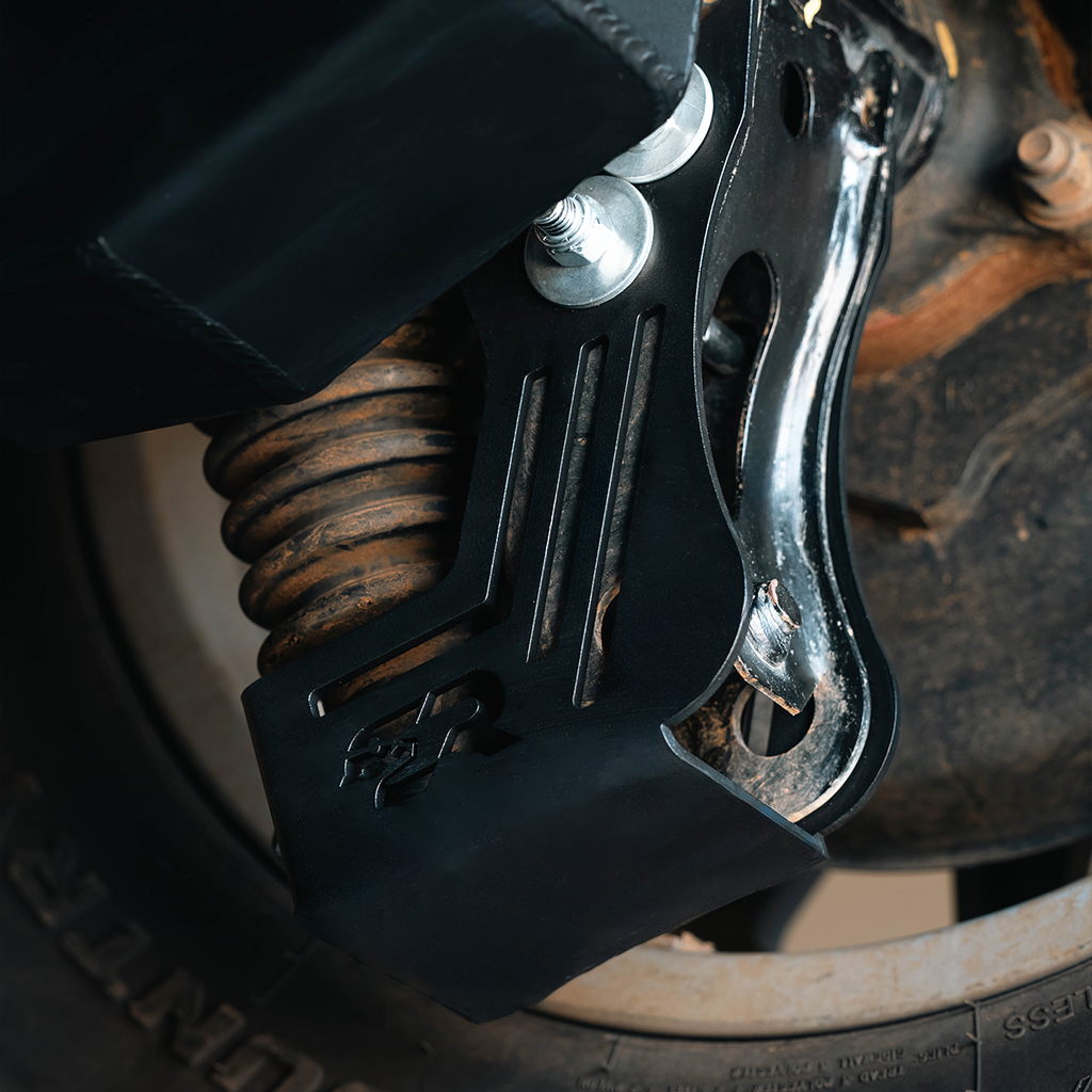 Cali Raised LED Rear Shock Skid Plate For 2024+ Toyota Tacoma