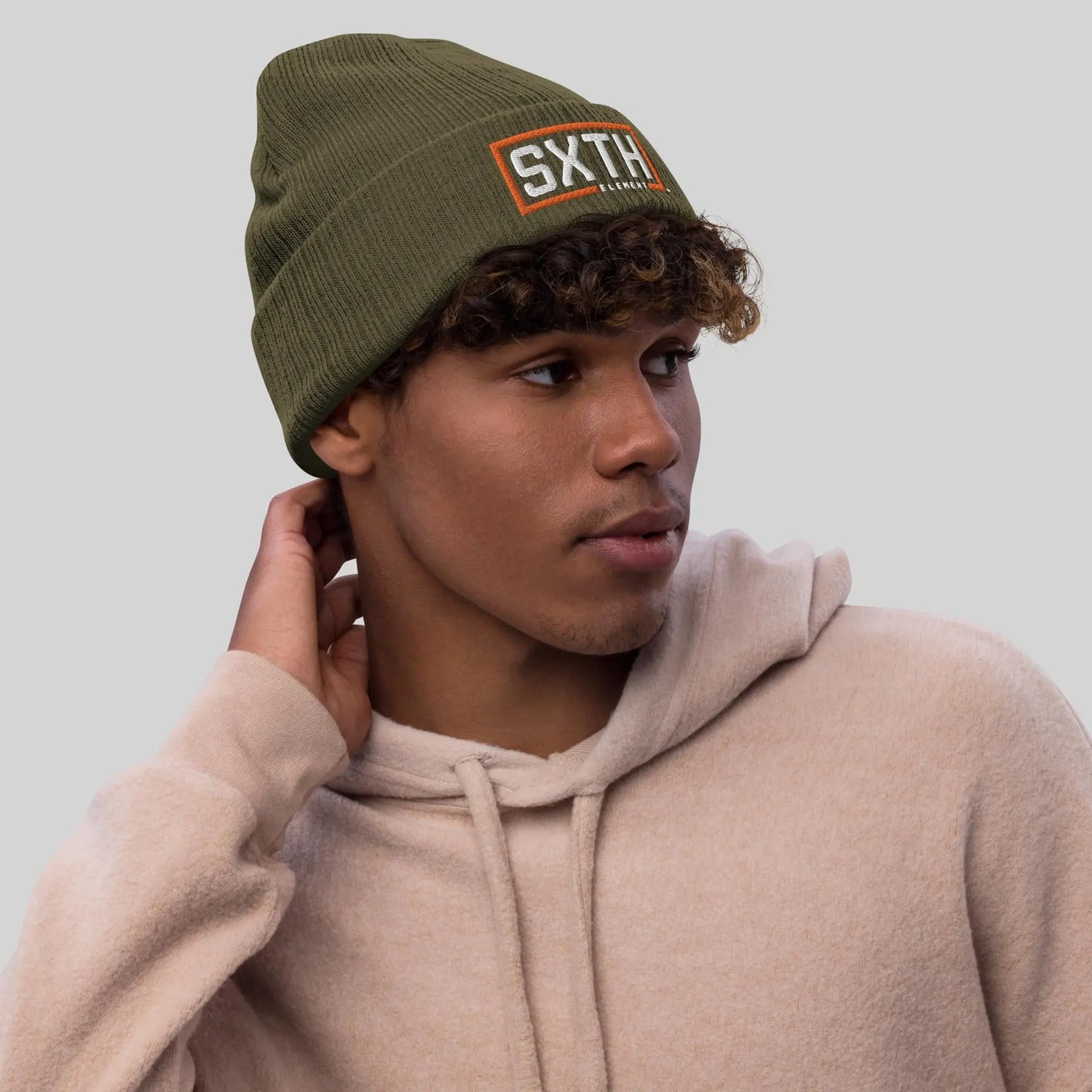 Ribbed knit beanie SXTH Element