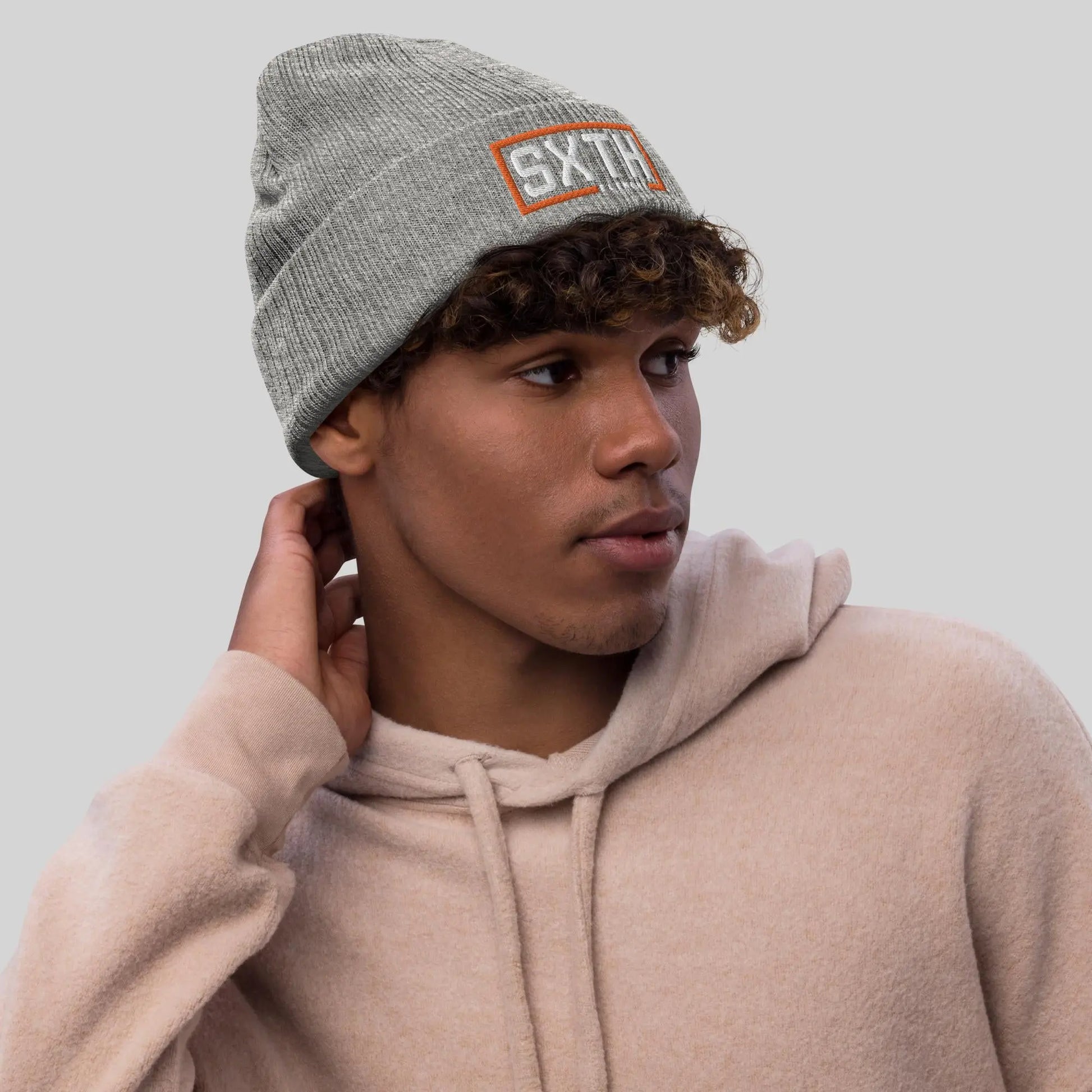 Ribbed knit beanie SXTH Element