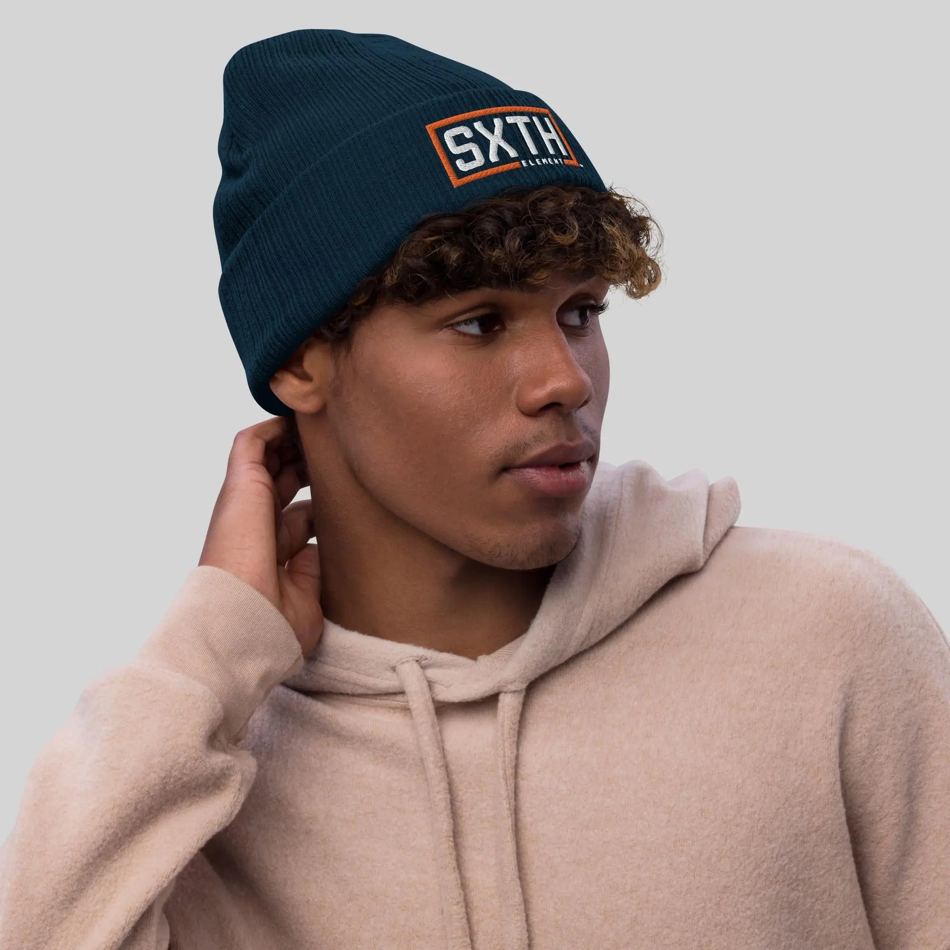 Ribbed knit beanie SXTH Element