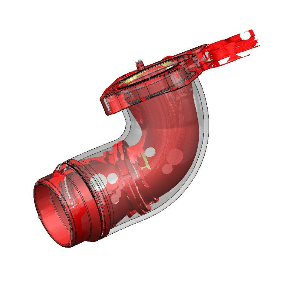 Preorder - 2024+ Toyota Tacoma, 4Runner & Land Cruiser Throttle Body Inlet