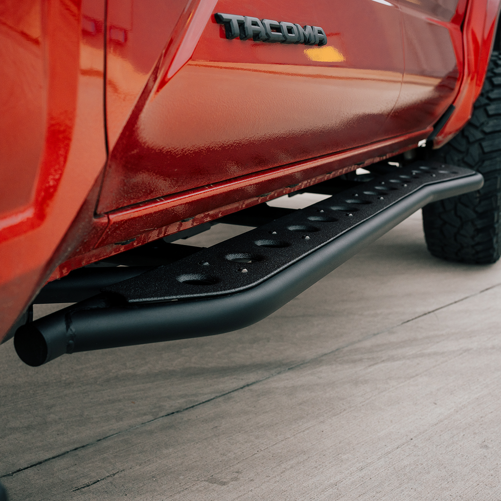 Cali Raised LED Step Edition Rock Sliders For 2024+ Toyota Tacoma