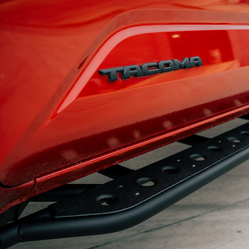 Cali Raised LED Step Edition Rock Sliders For 2024+ Toyota Tacoma