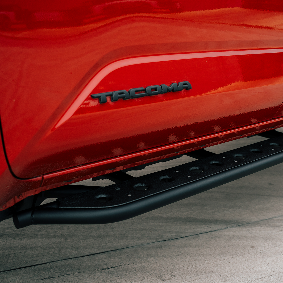 Cali Raised LED Step Edition Rock Sliders For 2024+ Toyota Tacoma