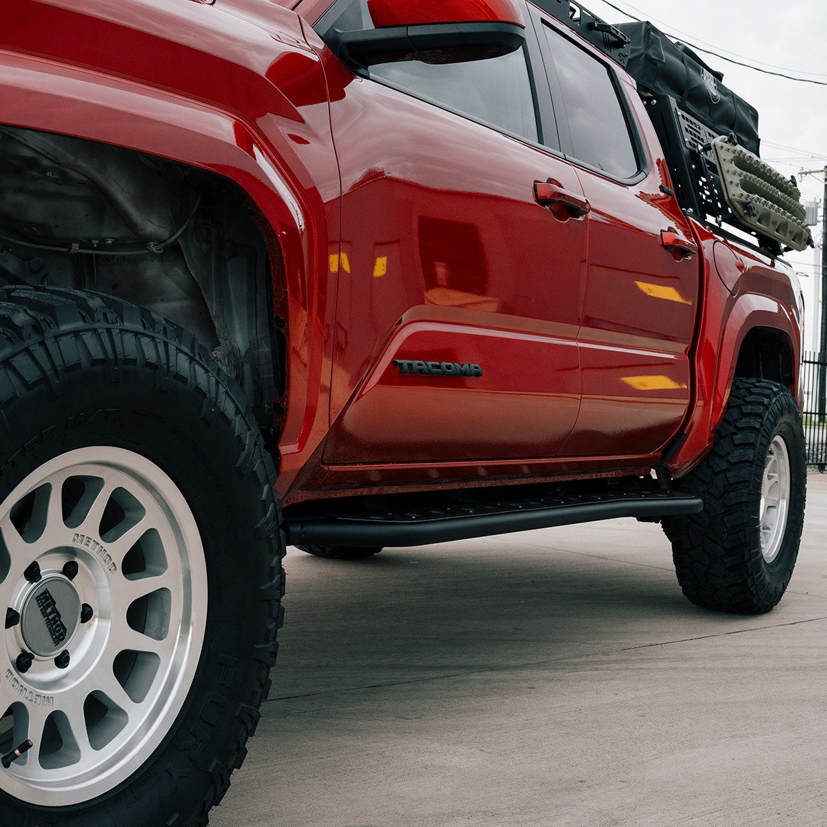 Cali Raised LED Step Edition Rock Sliders For 2024+ Toyota Tacoma