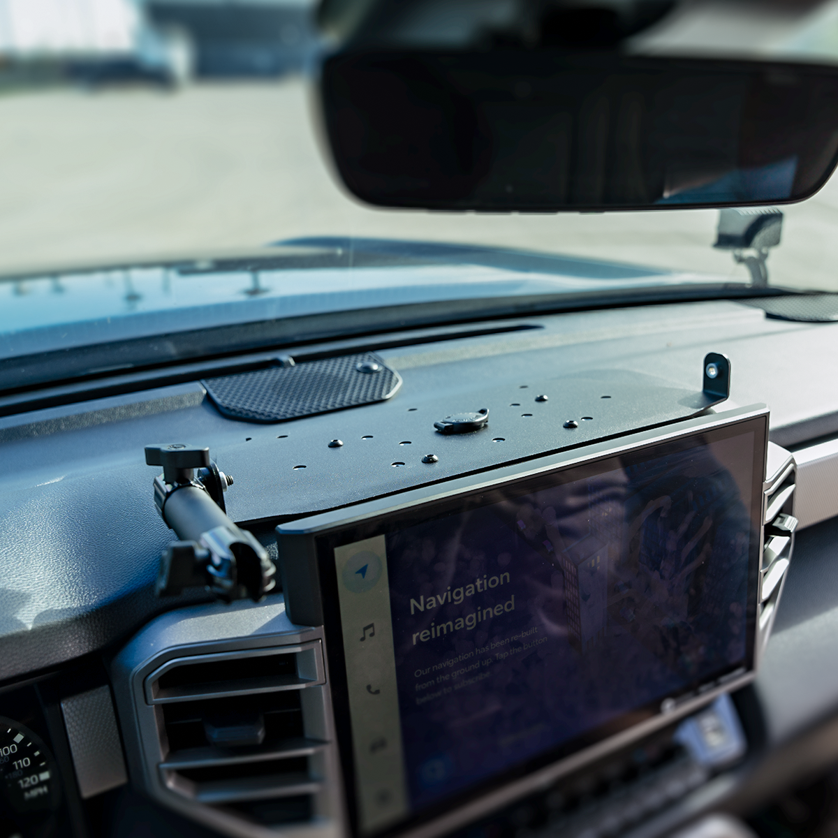Cali Raised LED Dash Accessory Mount For 22+ Toyota Tundra