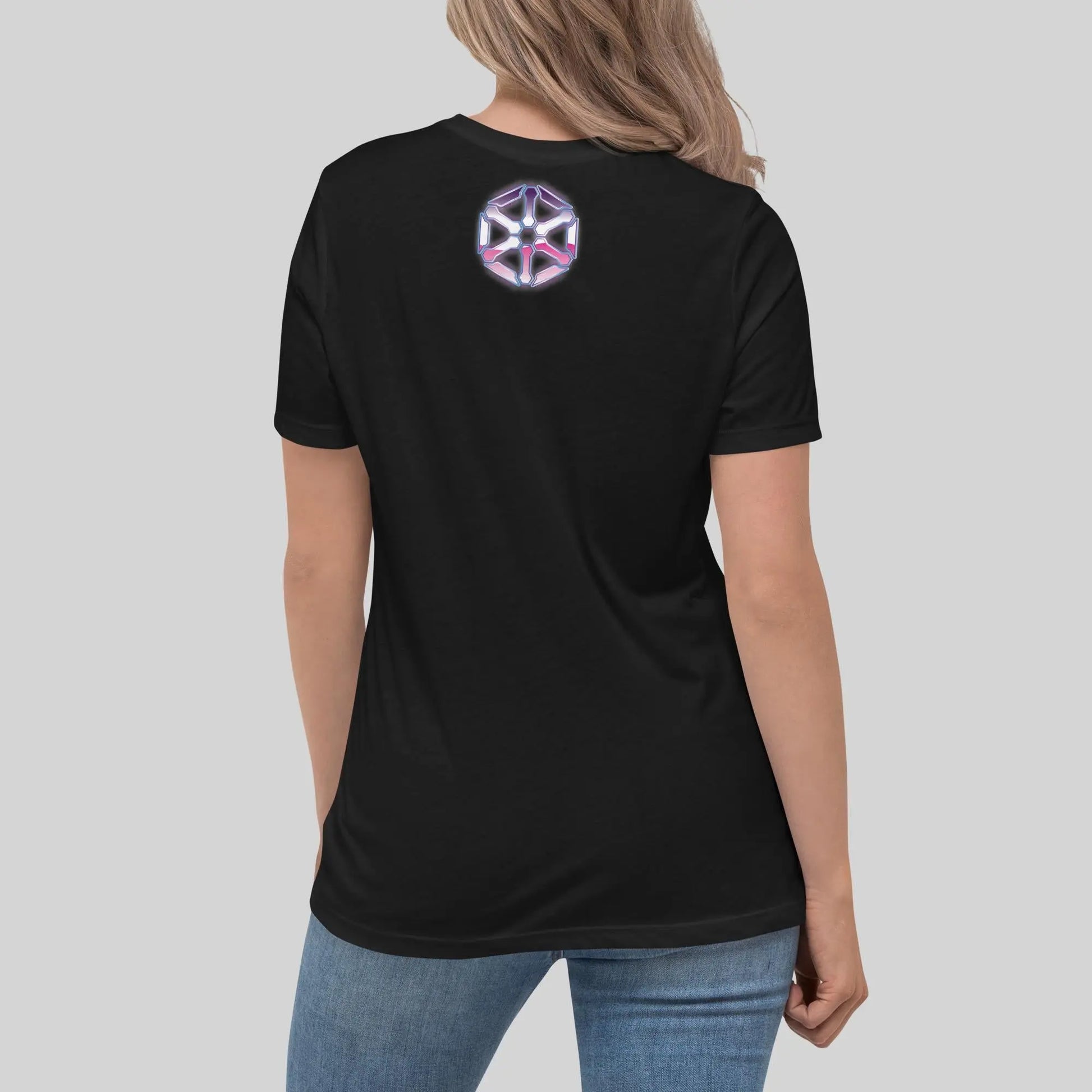 Women's Relaxed 80's Theme T-Shirt SXTH Element