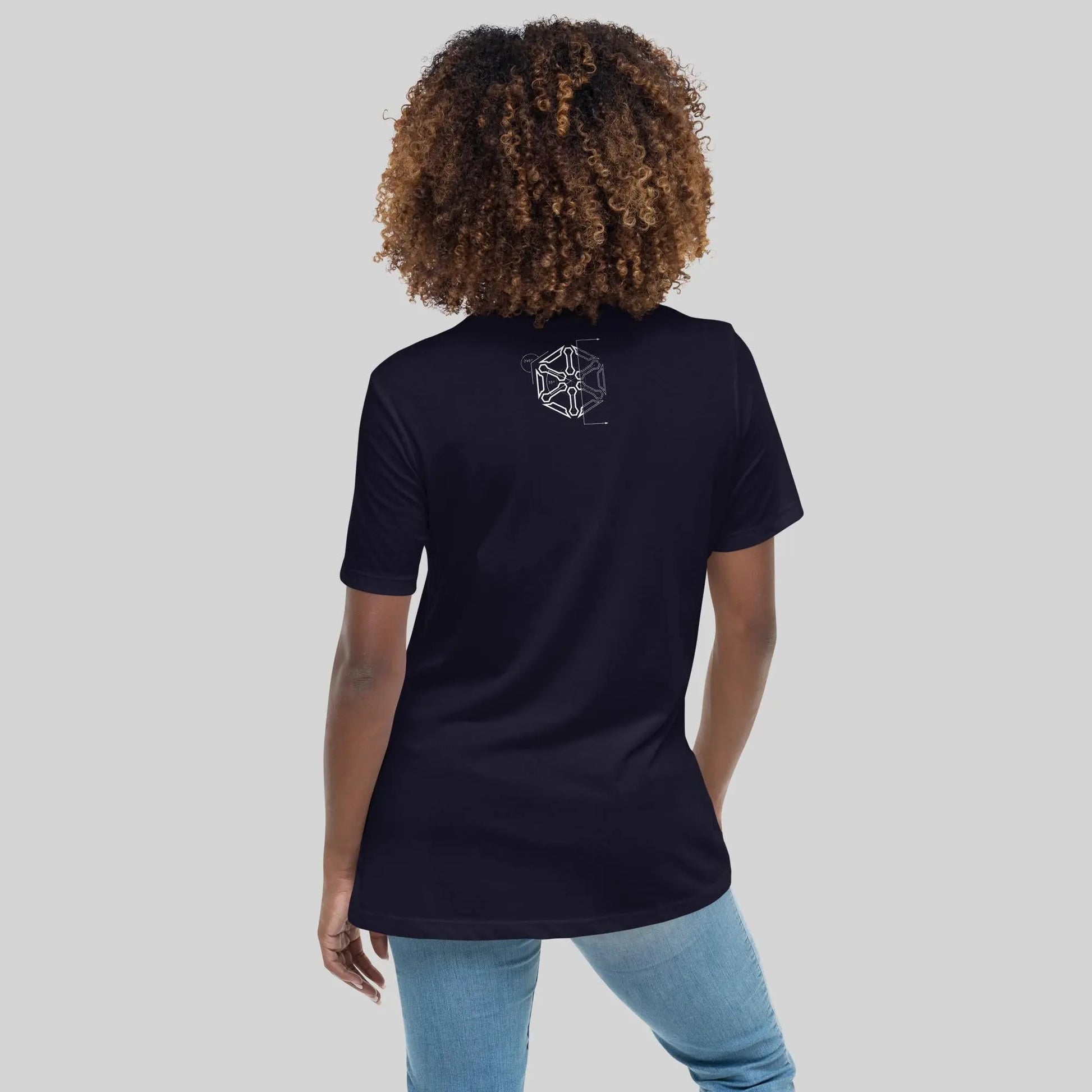 Women's Relaxed Light Print Diagram T-Shirt SXTH Element