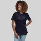 Women's Relaxed Light Print Diagram T-Shirt SXTH Element