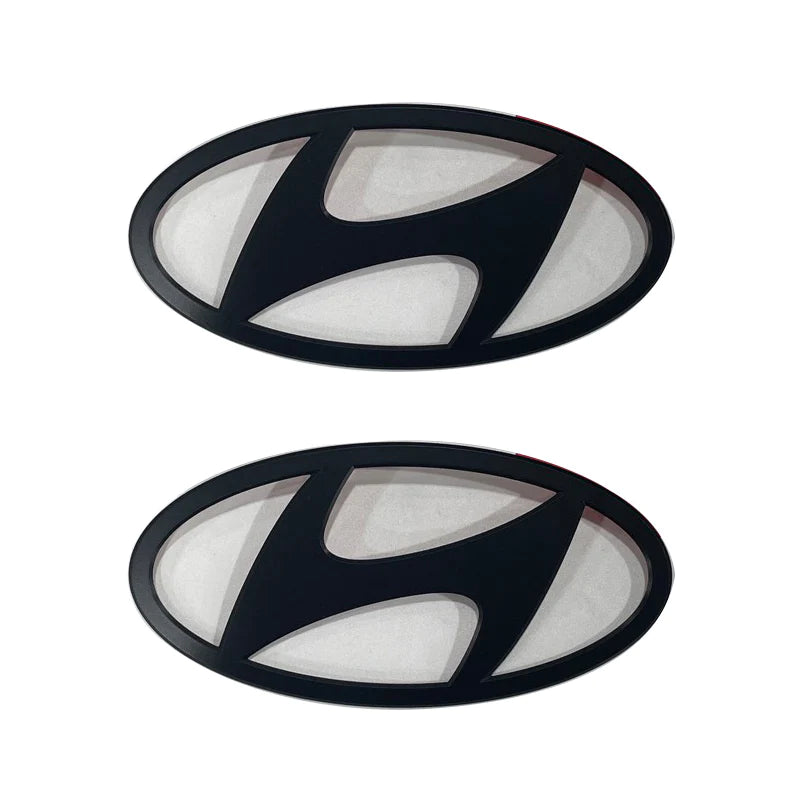 Elantra N Genuine Front &amp; Rear Black H Logo