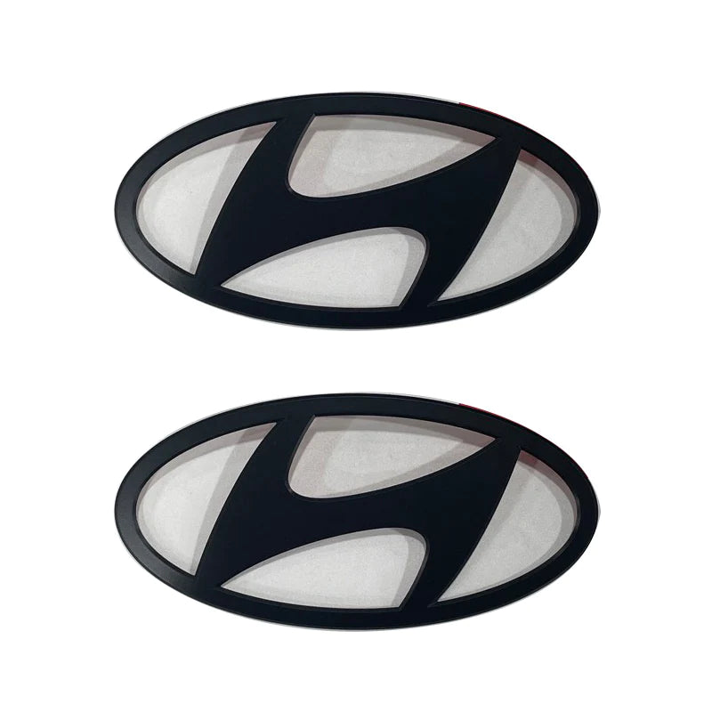 Elantra N Genuine Front & Rear Black H Logo