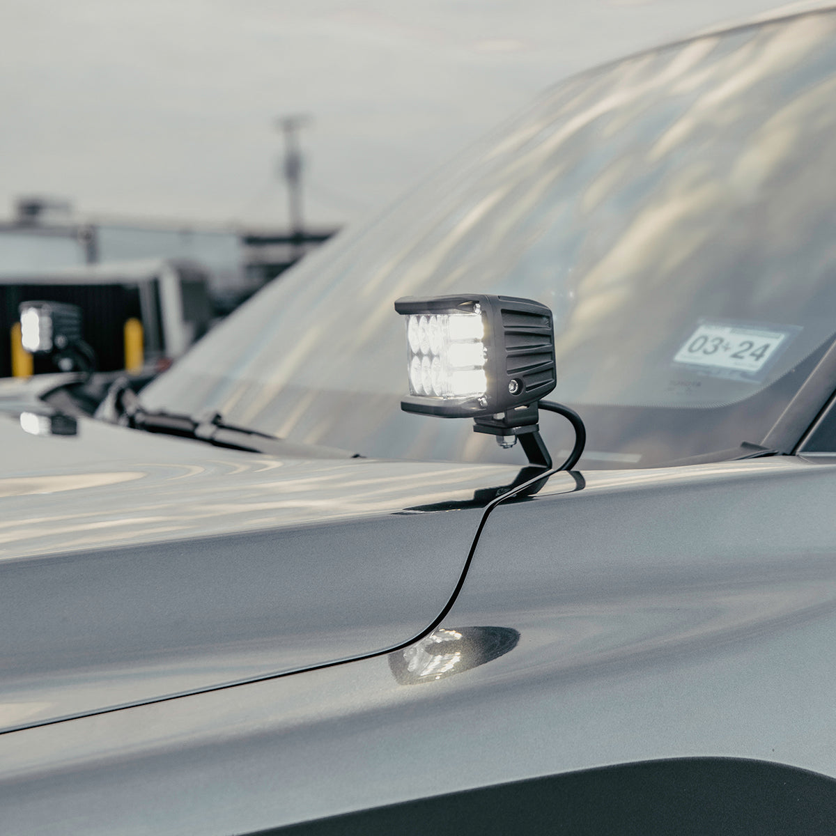 Cali Raised LED Low Profile Ditch Light Brackets For 2022+ Toyota Tundra