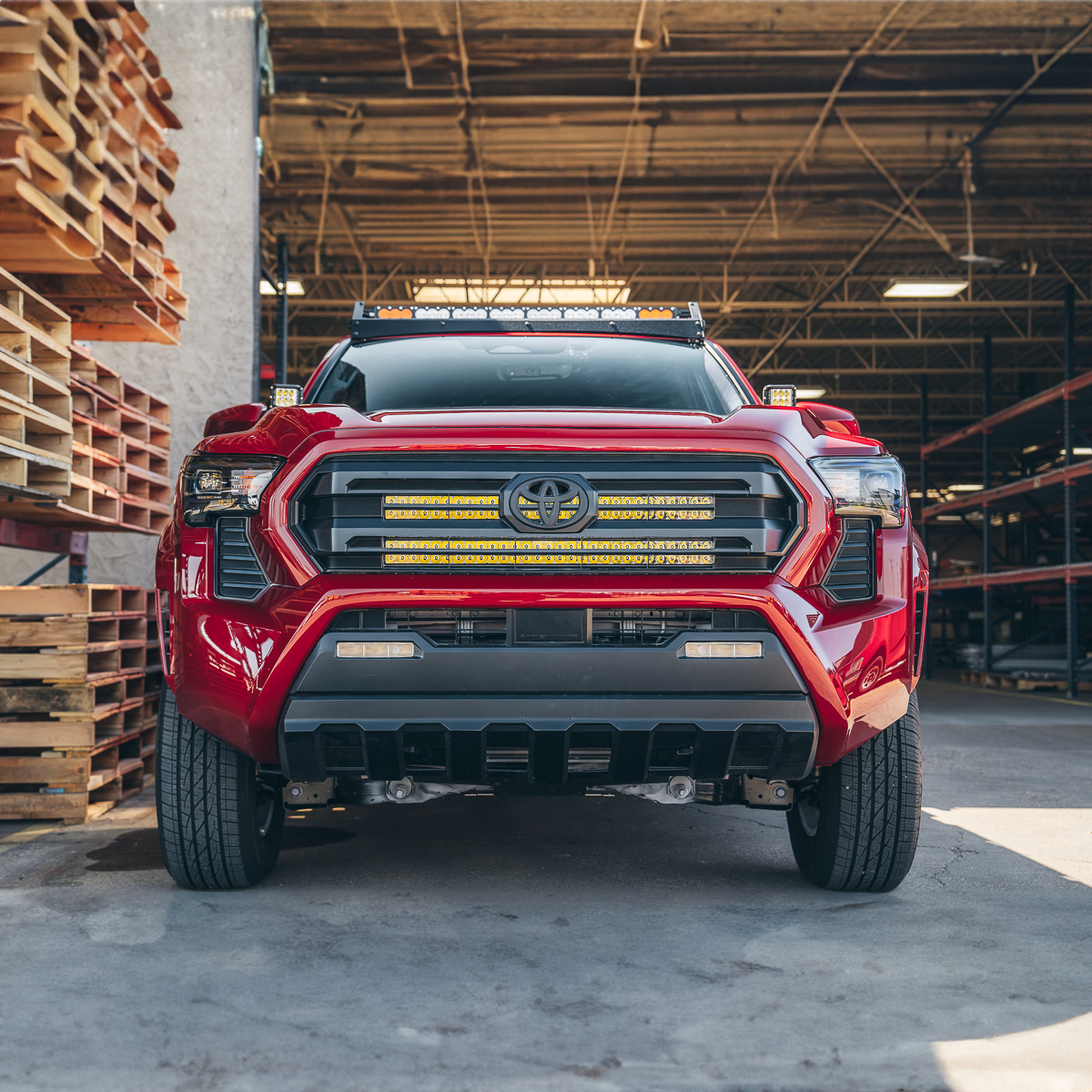 Cali Raised LED 32" Lo Pro Grille LED Light Bar Kit for 2024+ Toyota Tacoma