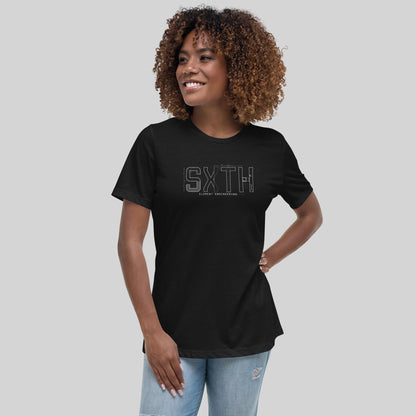 Women's Relaxed Light Print Diagram T-Shirt