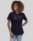 Women's Relaxed Light Print Diagram T-Shirt