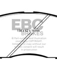 EBC 15+ Hyundai Sonata 1.6 Turbo (Elec Park Brake) Yellowstuff Front Brake Pads