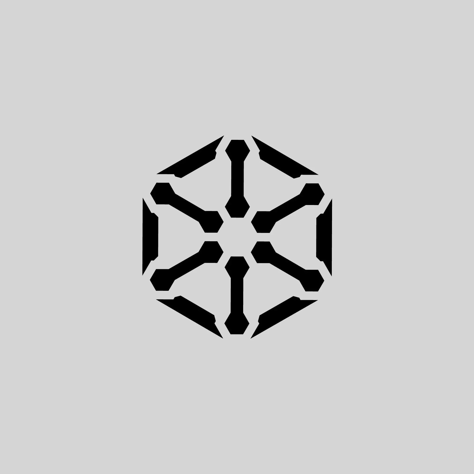 SXTH Element Engineering Mini Hex Logo Vinyl 3x3 SXTH Element