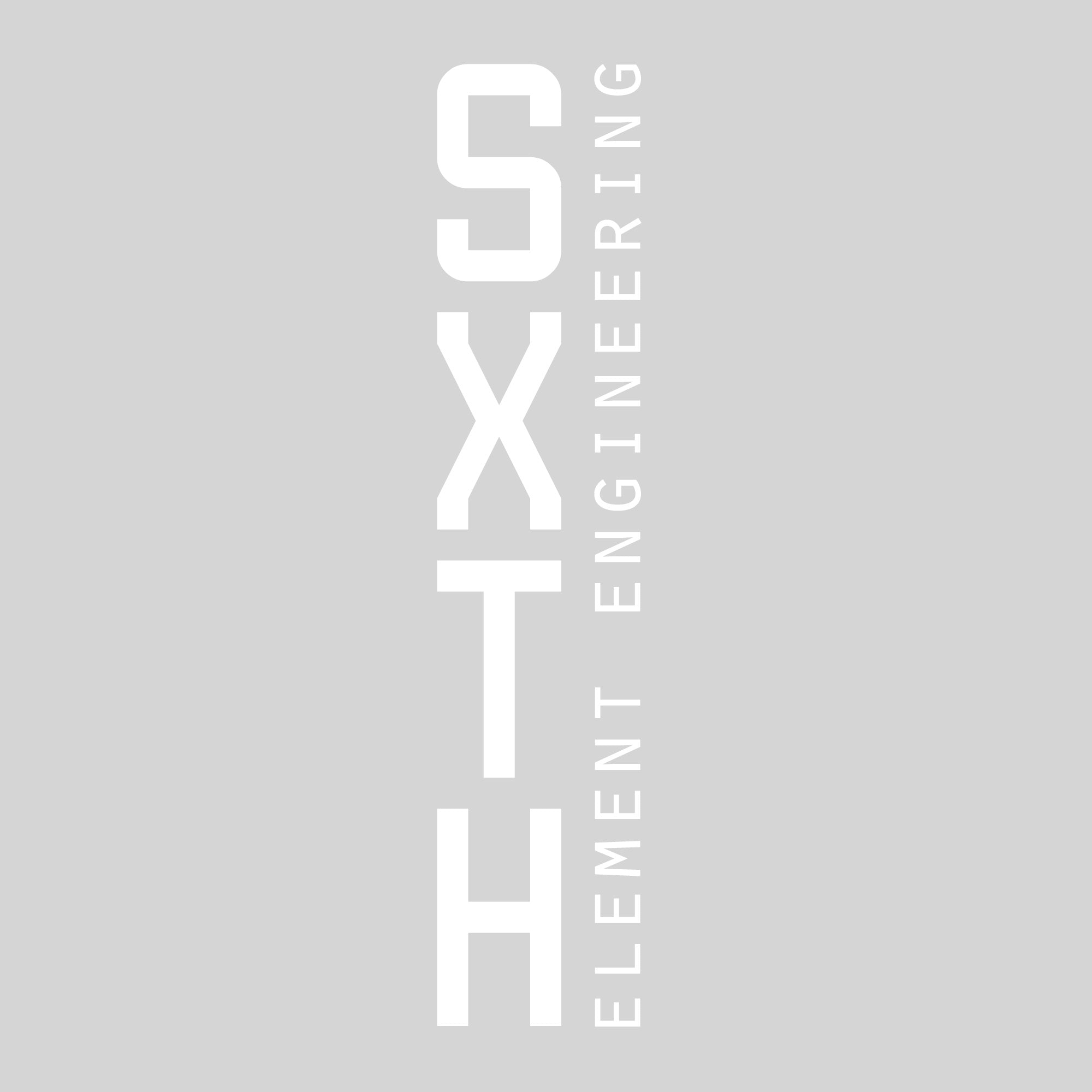 SXTH Element Vertical Logo Vinyl